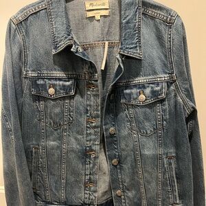 Madewell The Jean Jacket in Medford Wash, Size L, New with tags
